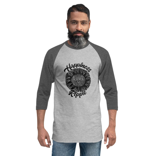 Happiness Ripple 3/4 Sleeve Raglan Shirt
